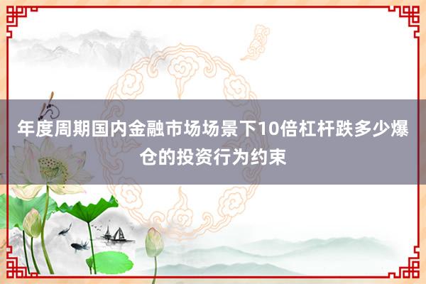 年度周期国内金融市场场景下10倍杠杆跌多少爆仓的投资行为约束